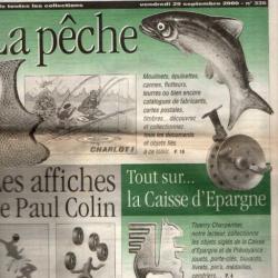 la vie du collectionneur 335 la pêche, tout sur la caisse d'épargne, affiches paul colin, faux disqu