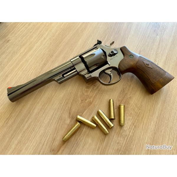 Revolver 4.5mm (Billes) SMITH & WESSON M29 6.5" FULL METAL CO2 POLISHED AND BLUED (Bleui) UMAREX