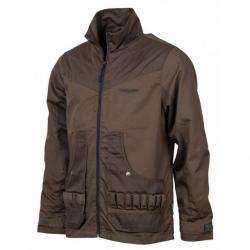 Veste Bicolore Marron Marron Foncé