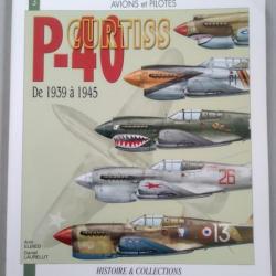 Livre sur l'avion P 40 Curtiss