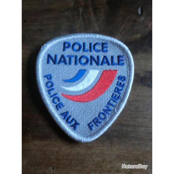 insigne brode  patch  Police nationale aux frontieres