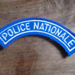 insigne épaule brodée  patch  Police nationale