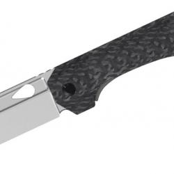 Couteau Kizer Huldra Manche FCarbone/Titane Lame Tanto Reverse Acier S45VN Frame Lock IKBS KI3665A2