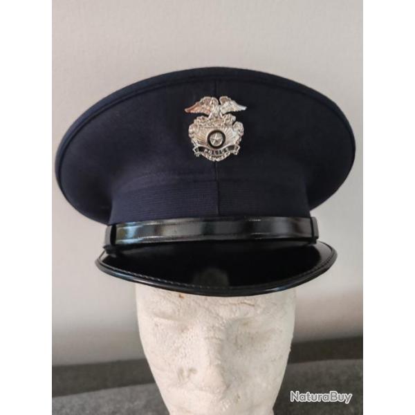 CASQUETTE ITALIENNE DE POLICIER