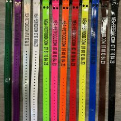 Collier pour chien personnalisé gravé solide US 24 mm VERT TT15