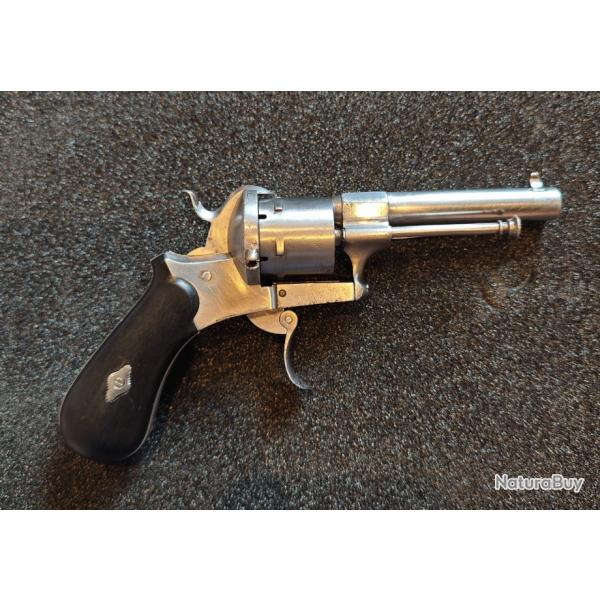 Vritable revolver Lefaucheux 7mm a broche