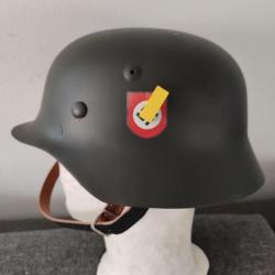 CASQUE ALLEMAND M-35 TROUPES D ELITE.MODELE 2