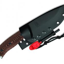 BEL1244 POIGNARD BUCK KNIVES SELRIRK LAME 12CM + ETUI + ALLUME FEU + SIFFLET NEUF