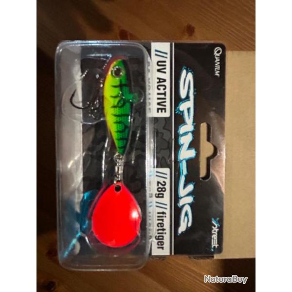 Log de 5 Leurres Coulant 4Street Spin-Jig - 28G firetiger