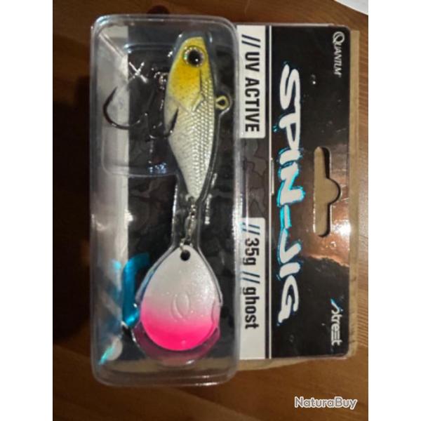 Log de 5 Leurres Coulant 4Street Spin-Jig - 35G ghost