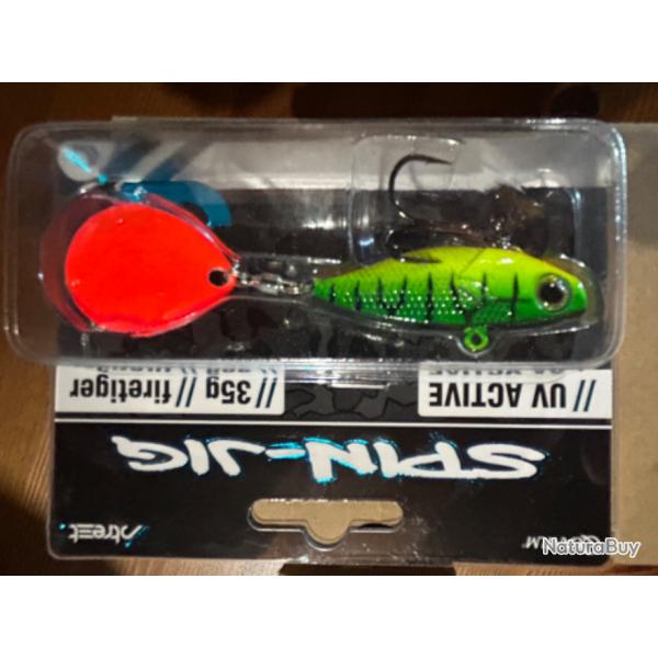 Log de 5 Leurres Coulant 4Street Spin-Jig - 35G firetiger