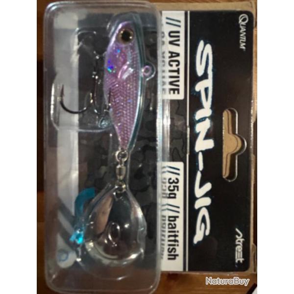 Lot de 5 Leurres Coulant 4Street Spin-Jig - 35G baitfish