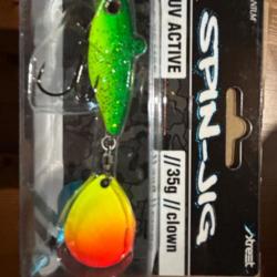 Lot de 5 Leurres Coulant 4Street Spin-Jig - 35G clown