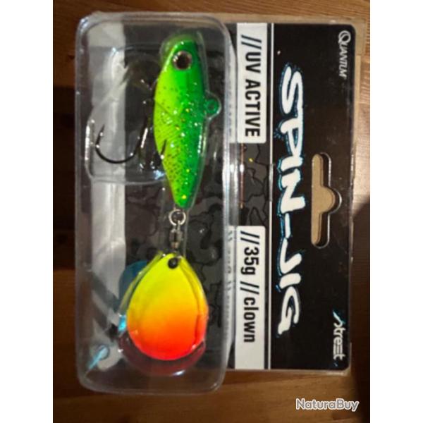 Lot de 5 Leurres Coulant 4Street Spin-Jig - 35G clown