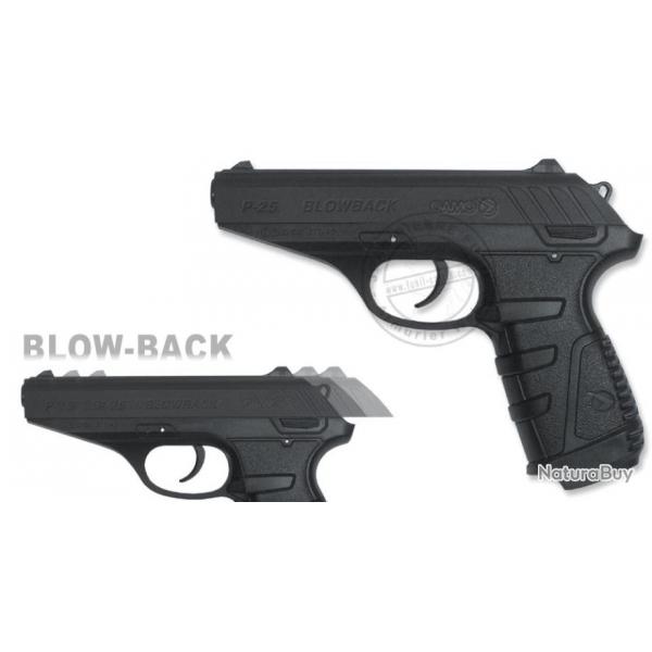 Pistolet  plomb CO2 4.5 mm GAMO P-25 Blowback (3,98 joules)