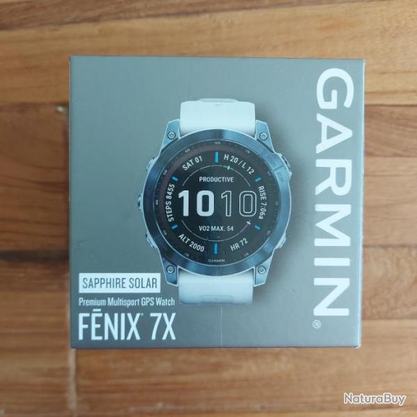 Garmin fenix 7X sapphire solar titanium