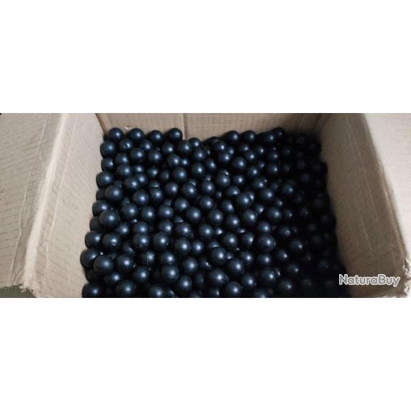 800 BALLES CAOUTCHOUC POUR SELF GOMM 18mm