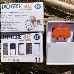 DOGZE 4G - GPS repérage et dressage