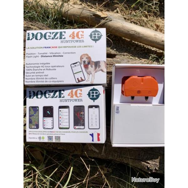 DOGZE 4G - GPS reprage et dressage