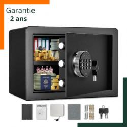 Coffre-fort pour arme de poing - 3 modes de verrouillage - Garantie 2 ans