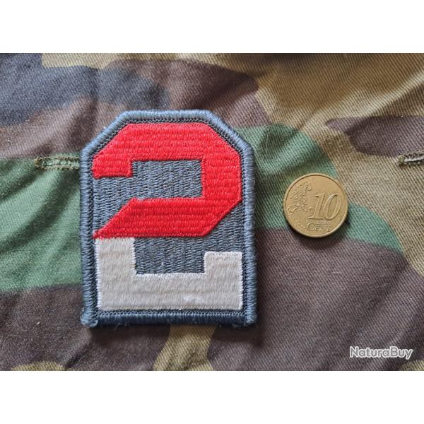 Insigne patch 2TH ARMY US 100% original