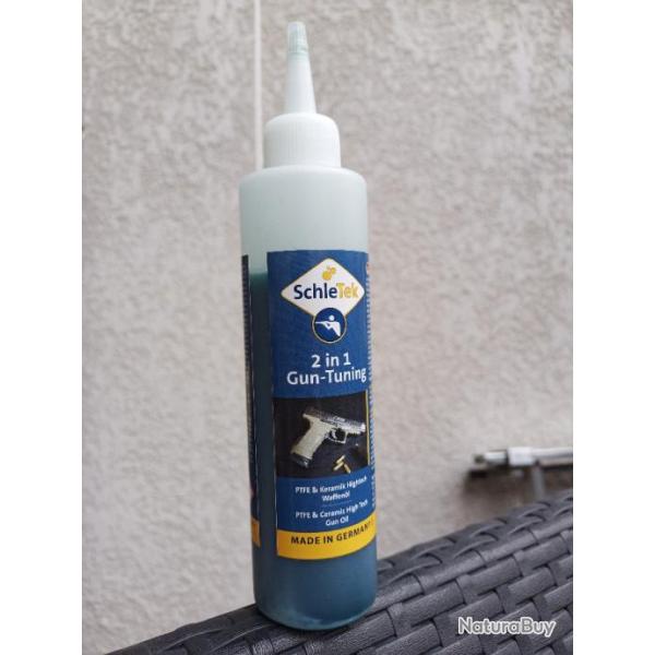 Lubrifiant Schletek 2-en-1 (2-in-1 gun-tuning) PTFE et cramique 200 ml