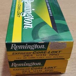 Munition 264 win mag remington 140gr core-lokt psp