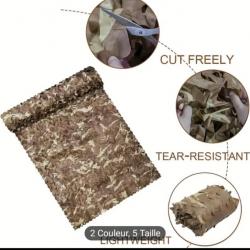 Filet camouflage 1.5 M × 2 M couleur désert