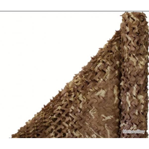 Filet camouflage 1.5 M  2 M couleur dsert