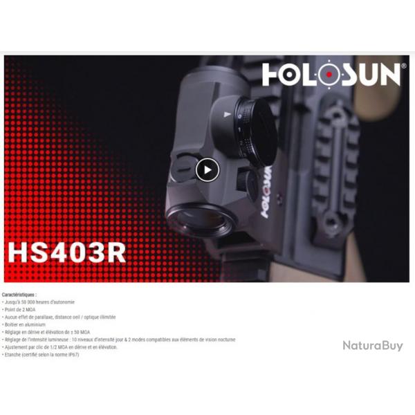 Point rouge HOLOSUN HS403R