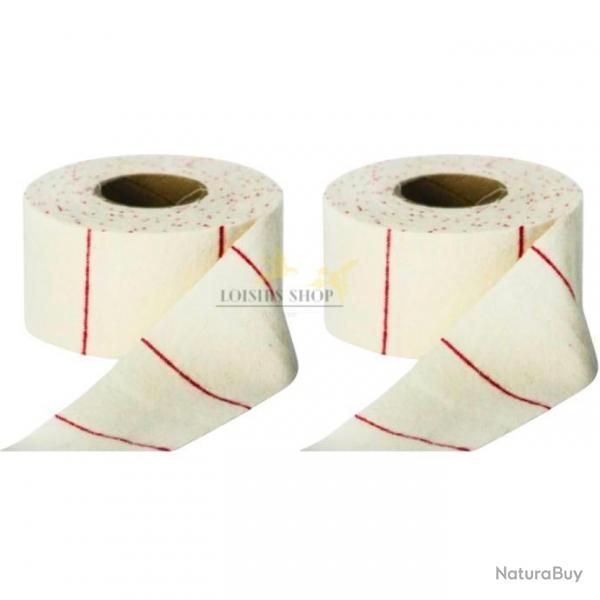 Lot 2 rouleaux de 10m sur 5cm en tissu  dcouper pour l'entretien des armes