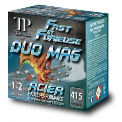 Cartouche TUNET TP FAST et FURIEUSE HP ACIER CAL.12/76 DUO par 75
