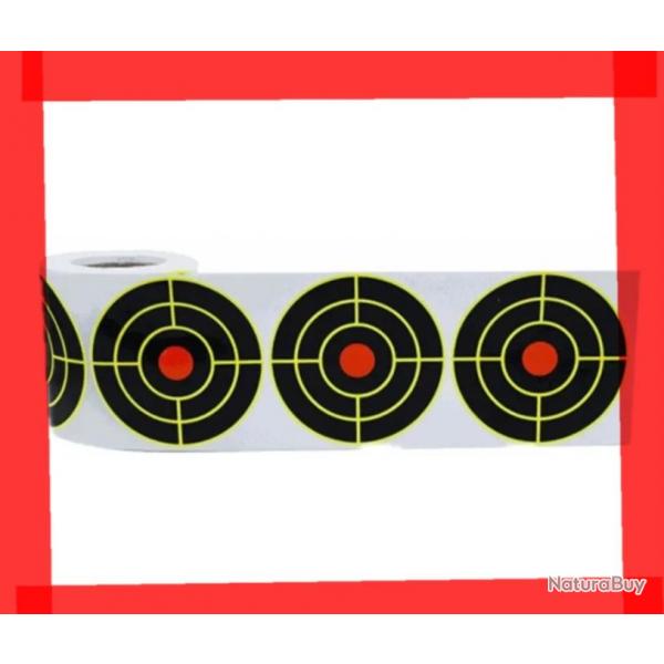 Lot de 4 rouleaux de cibles vertes