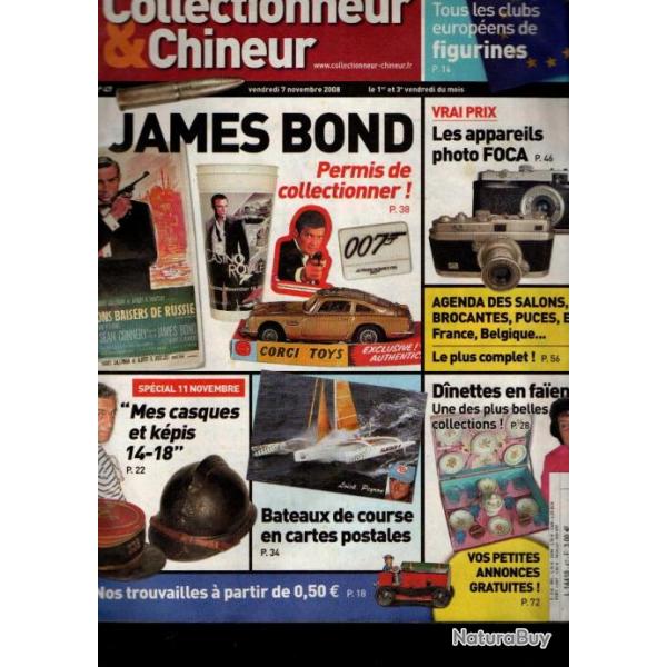 collectionneur chineur 47, casques et kpis 14-18, james bond, dinettes faience , voiliers en cpm