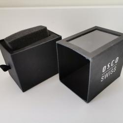 Boite écrin pour montre de la marque OSCO Swiss