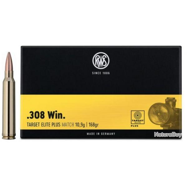 RWS cal.308 Win TARGET ELITE PLUS Match 168 gr /20