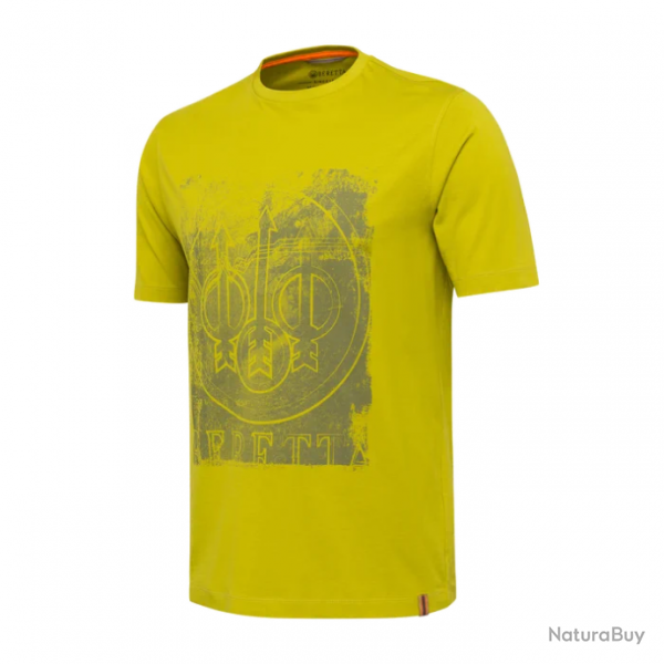 T shirt Beretta Logo Jaune