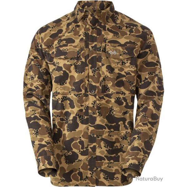 Chemise de chasse Hunter Shirt Infinity DryLeaf Couleur Infinity DryLeaf Camo