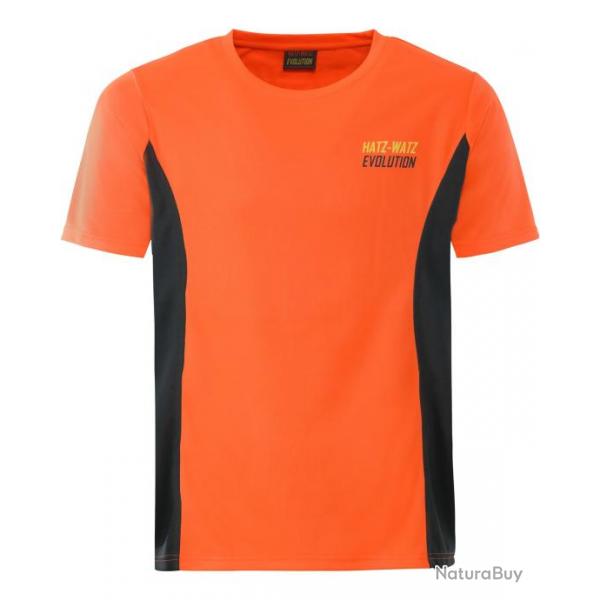 T shirt fonctionnel Hatz Watz Evolution Couleur Orange