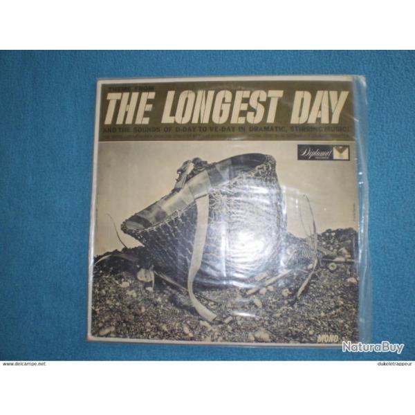 Disque 33T. Bande originale du film :"The Longest Day" John WAYNE , Henry FONDA, Robert MITCHUM !