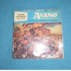 Disque 45T. B.O. du film "ALAMO" : Western, FarWest, Old Time,Cowboy,Indien, !