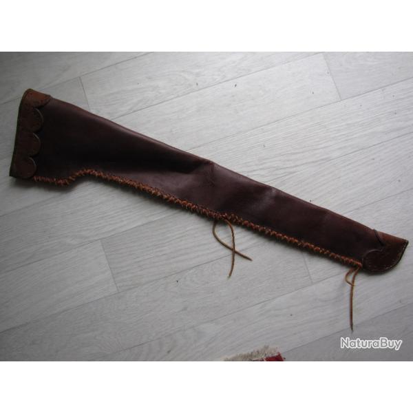 Housse cuir Western pour carabine