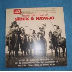 Disque 33T. Chants Indiens : SIOUX & NAVAJO !