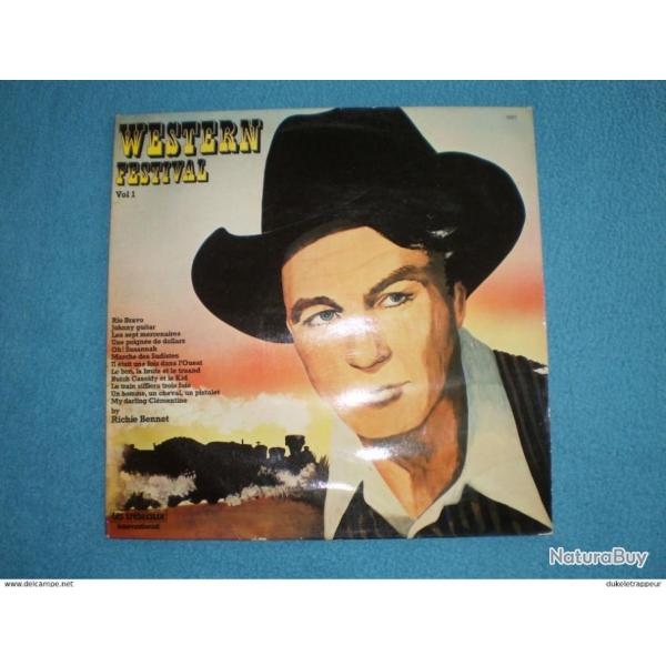 Disque 33T. Western, FarWest, Old Time,Cowboy,Indien,Gary COOPER !