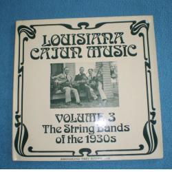 Disque 33T. CAJUN MUSIC Vol.3 !