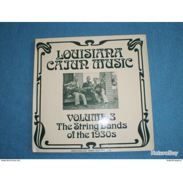 Disque 33T. CAJUN MUSIC Vol.3 !