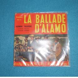 Disque 45T. La Ballade d'ALAMO : Western, FarWest, Old Time,Cowboy,Indien, !