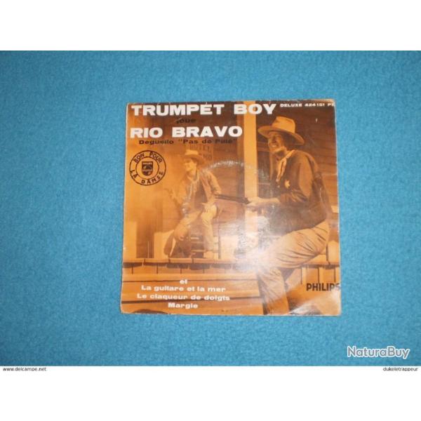 Disque 45T. Sur le thme du film "RIO BRAVO" : Western, FarWest, Old Time,Cowboy,Indien, !