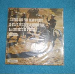 Disque 45T.Sur le thème du film "IL ETAIT UNE FOIS DANS L'OUEST" : Western, FarWest,Cowboy,Indien