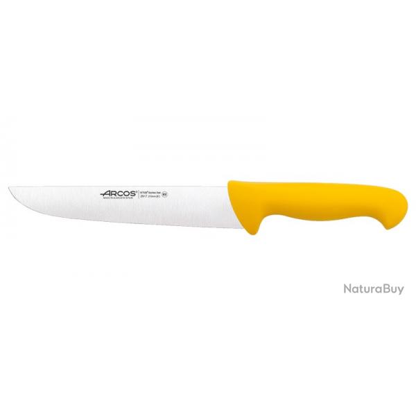 Prof -Couteau Boucher - Arcos - Jaune - 210mm